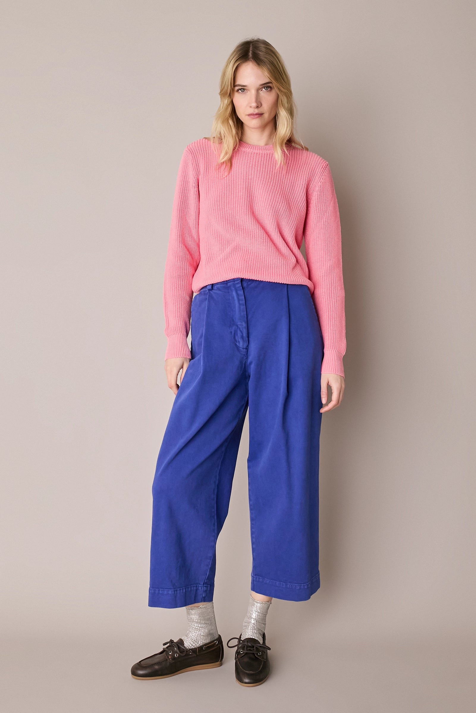 Pantaloni casual con pinces