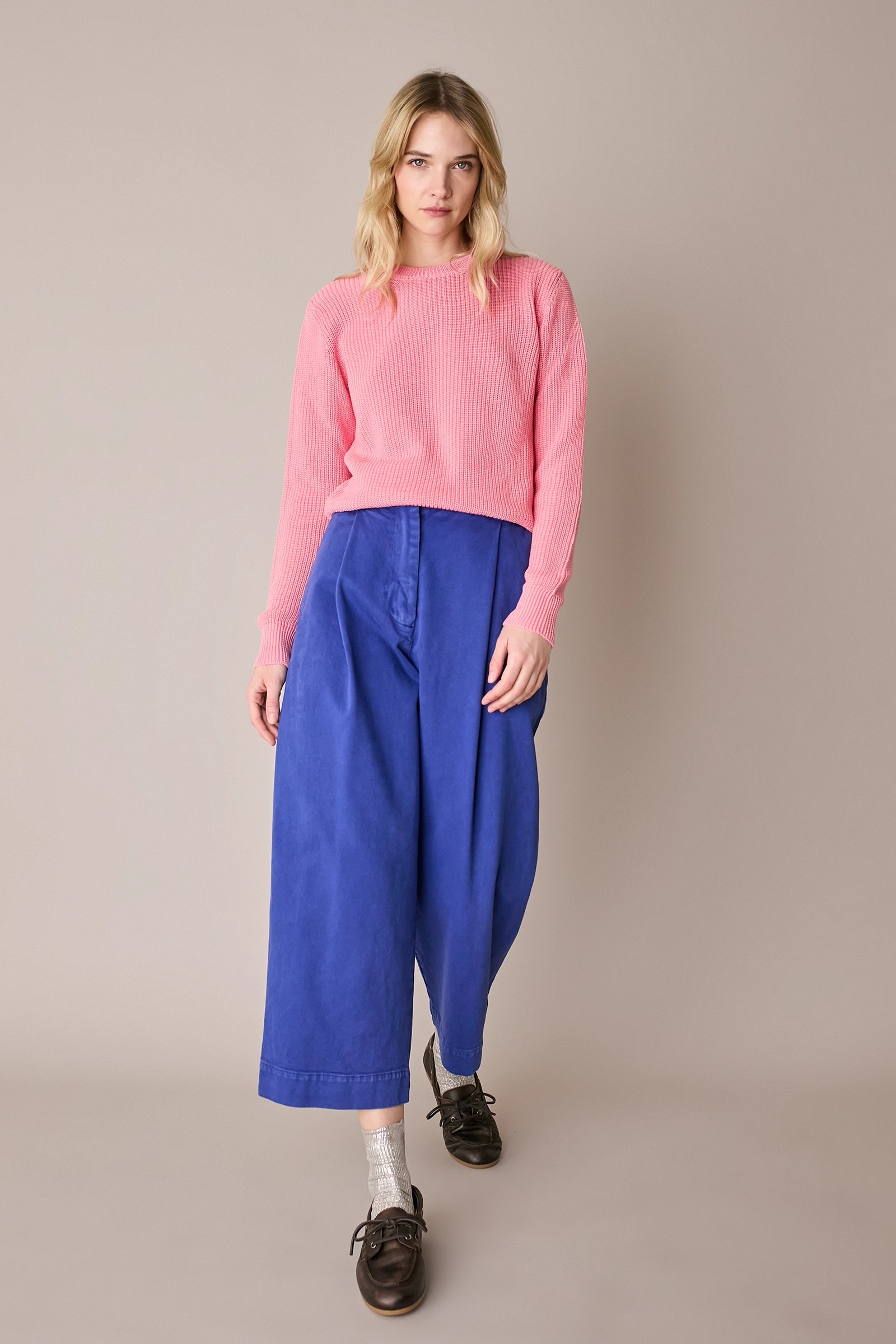 Pantaloni casual con pinces