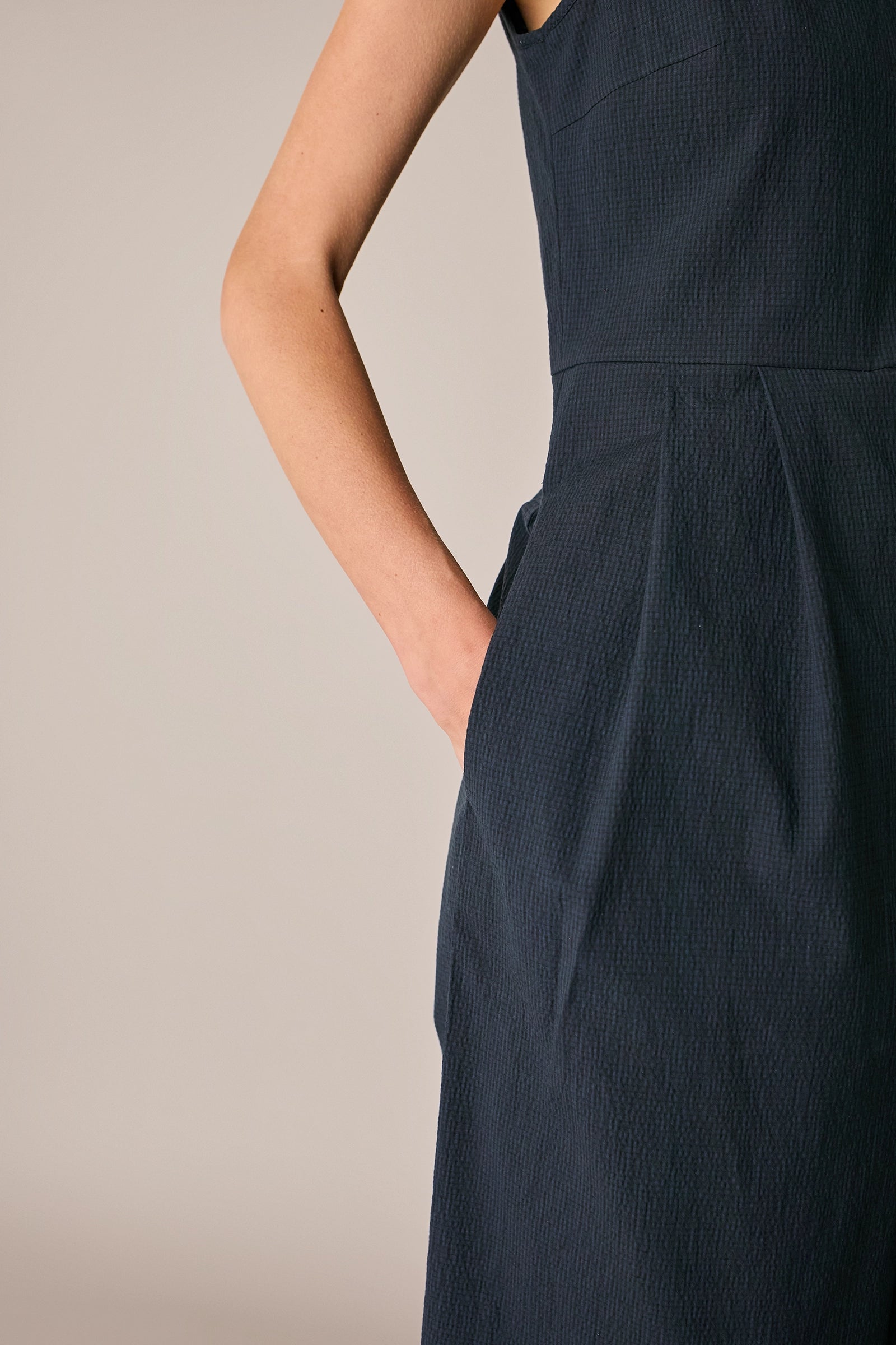 Seersucker jumpsuit