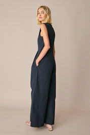 Seersucker jumpsuit