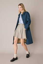 Trench con trattamento antigoccia