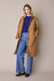 Trench con trattamento antigoccia