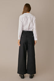 Camicia con colletto foulard