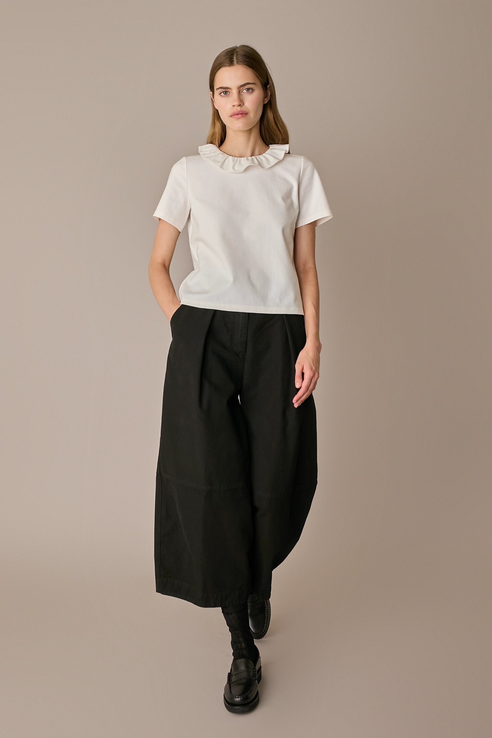 Pantaloni balloon in cotone