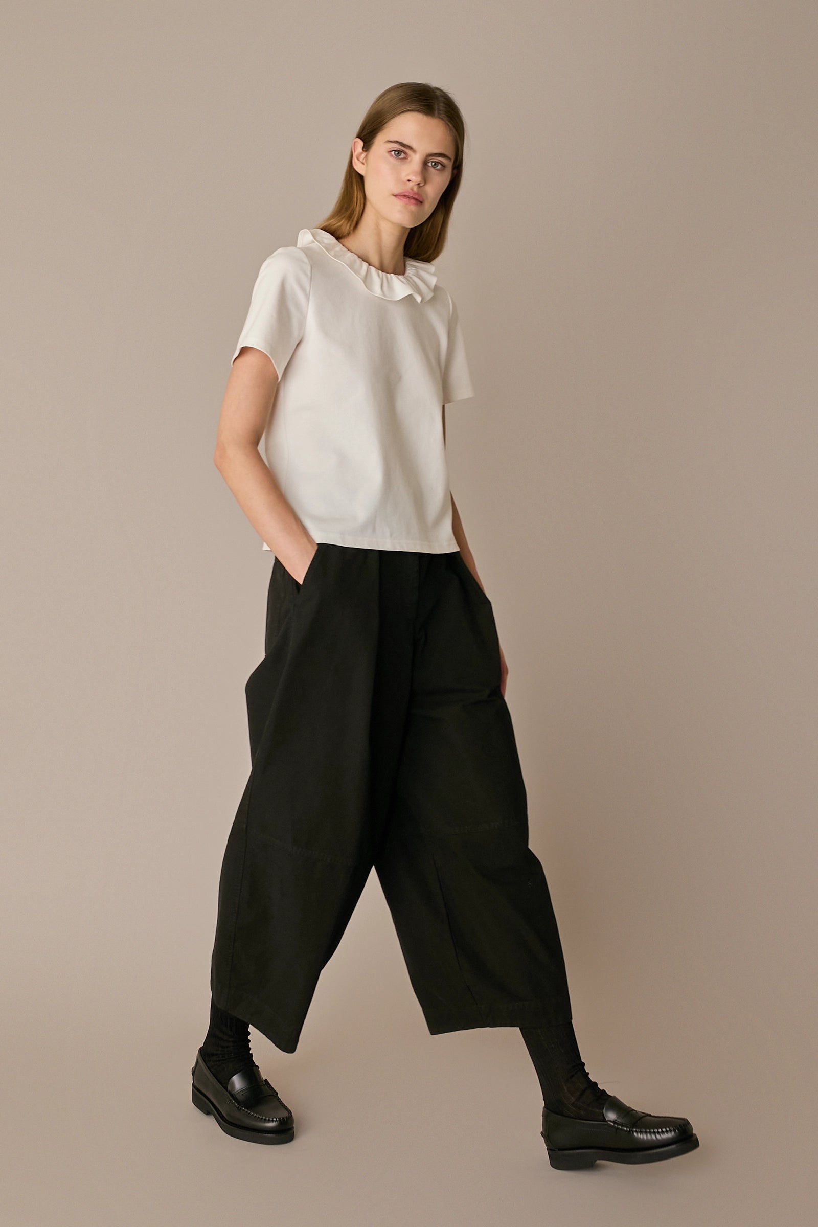 Pantaloni balloon in cotone