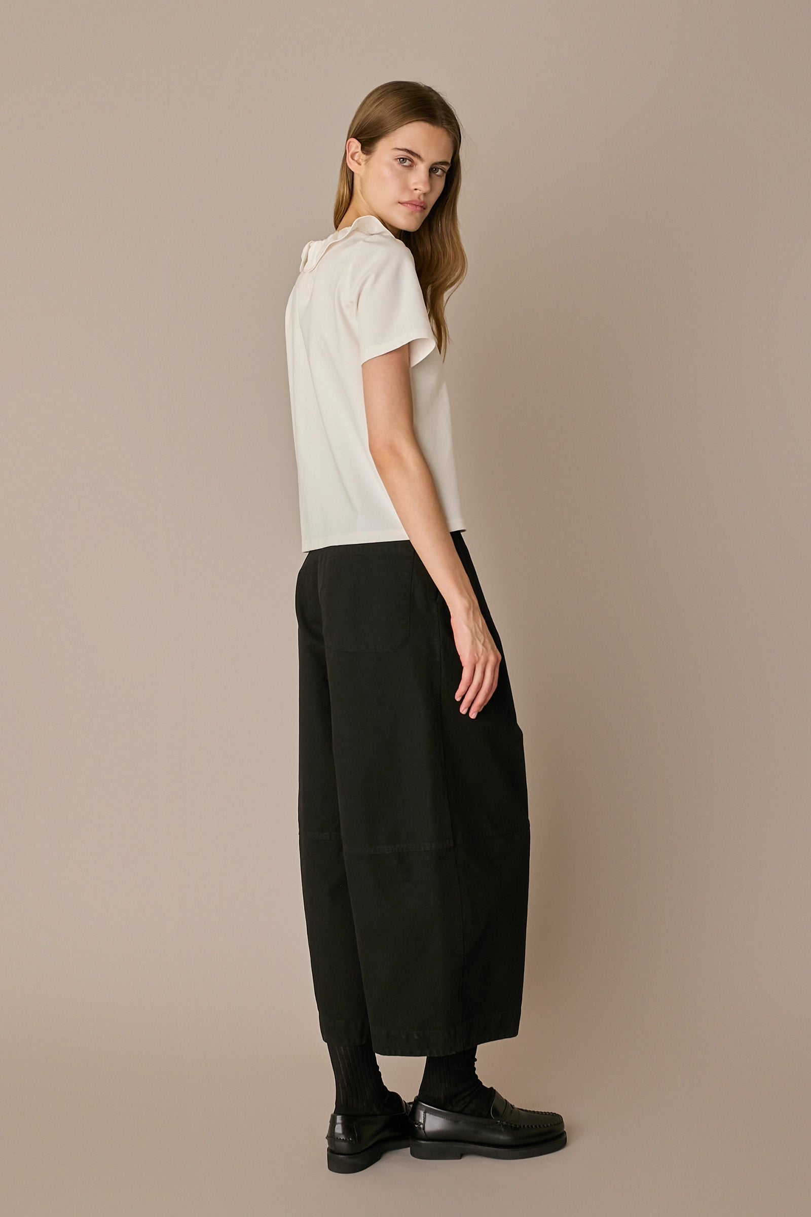 Pantaloni balloon in cotone