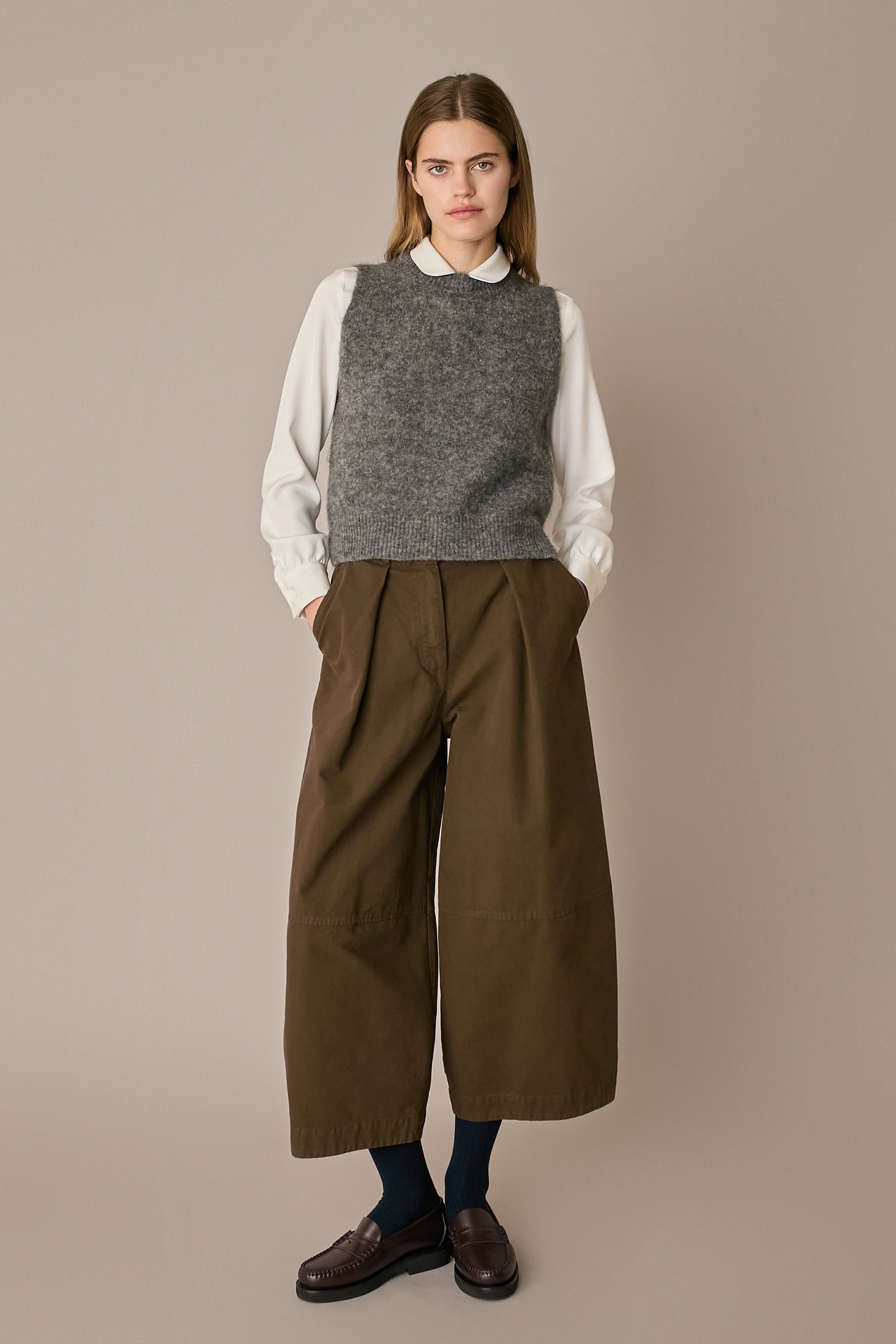 Pantaloni balloon in cotone