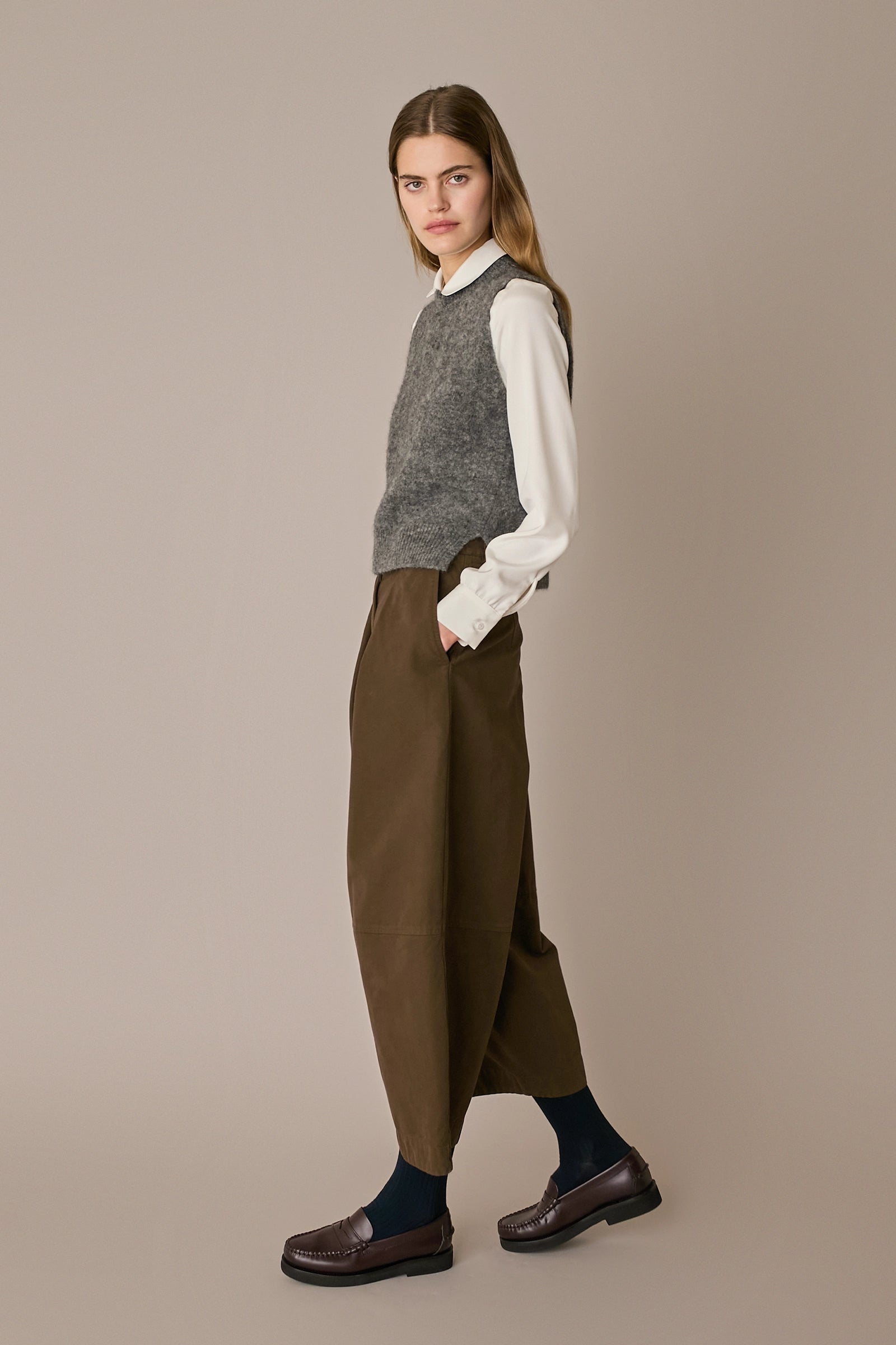 Pantaloni balloon in cotone
