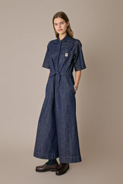 Tuta in denim leggero – Everyday Wear denim, gamba ampia e struttura in denim leggero
