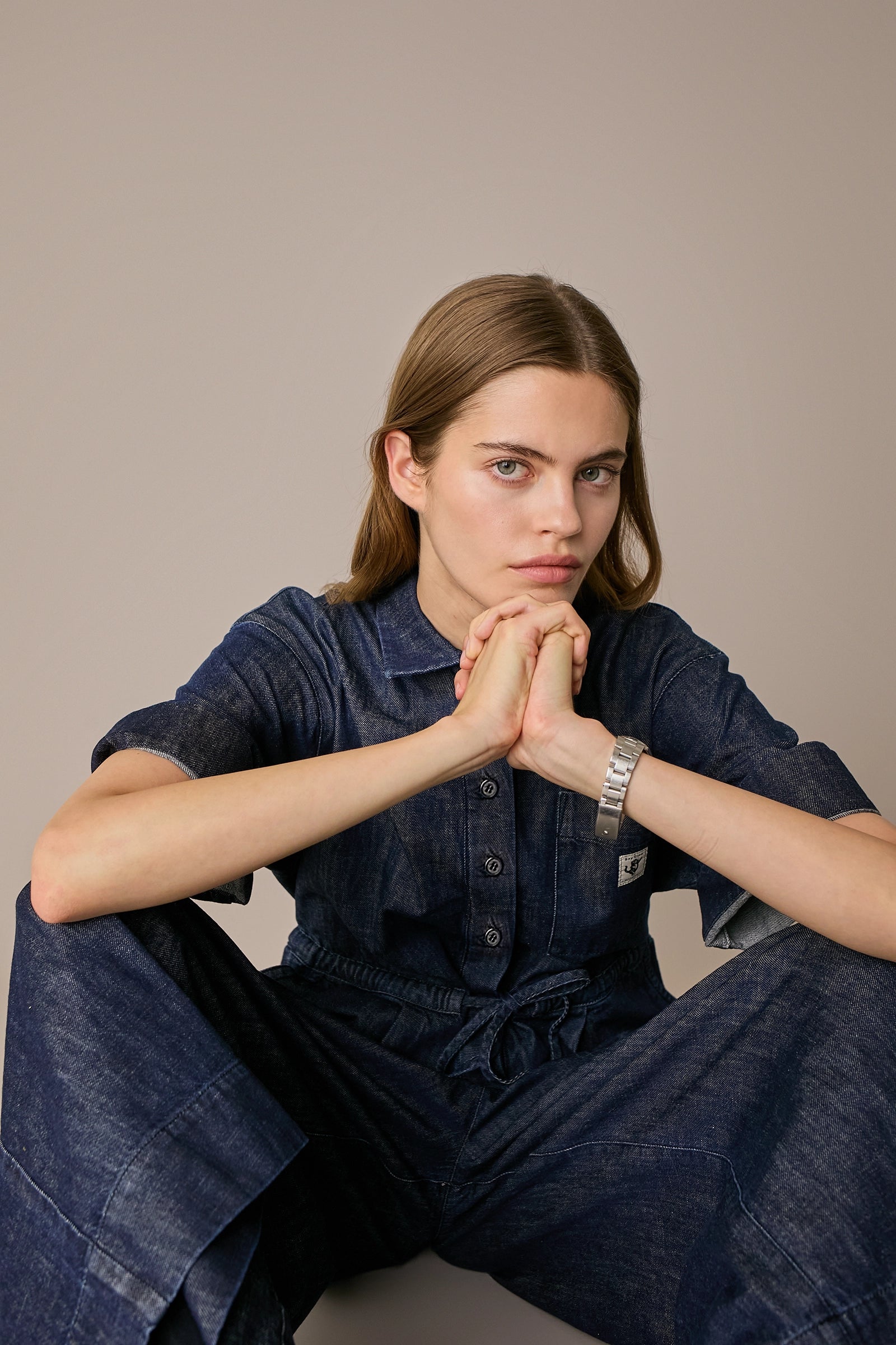 Tuta in denim leggero – Everyday Wear denim, vestibilità regolare e struttura in denim leggero