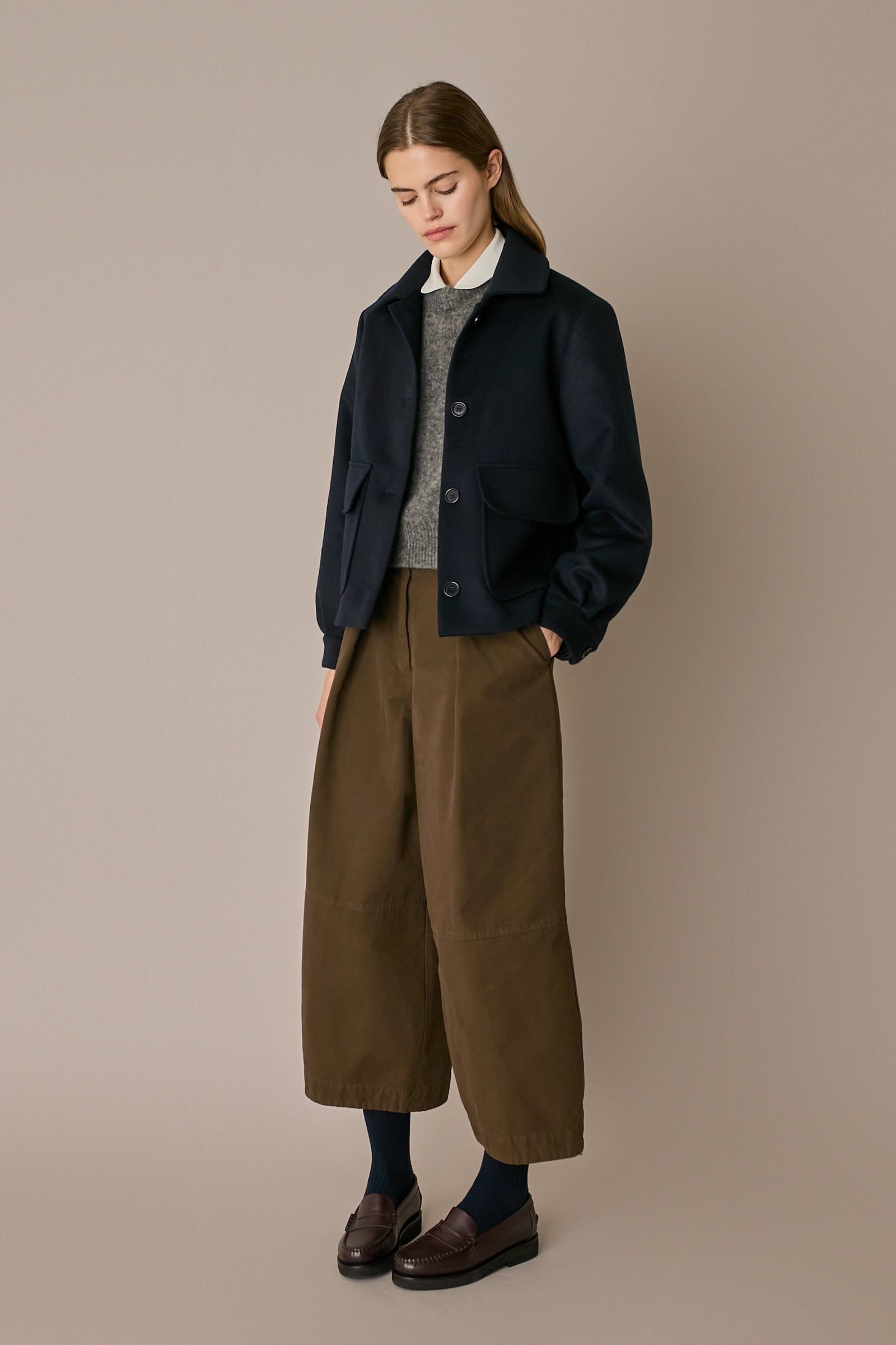 Giacca corta in cashmere