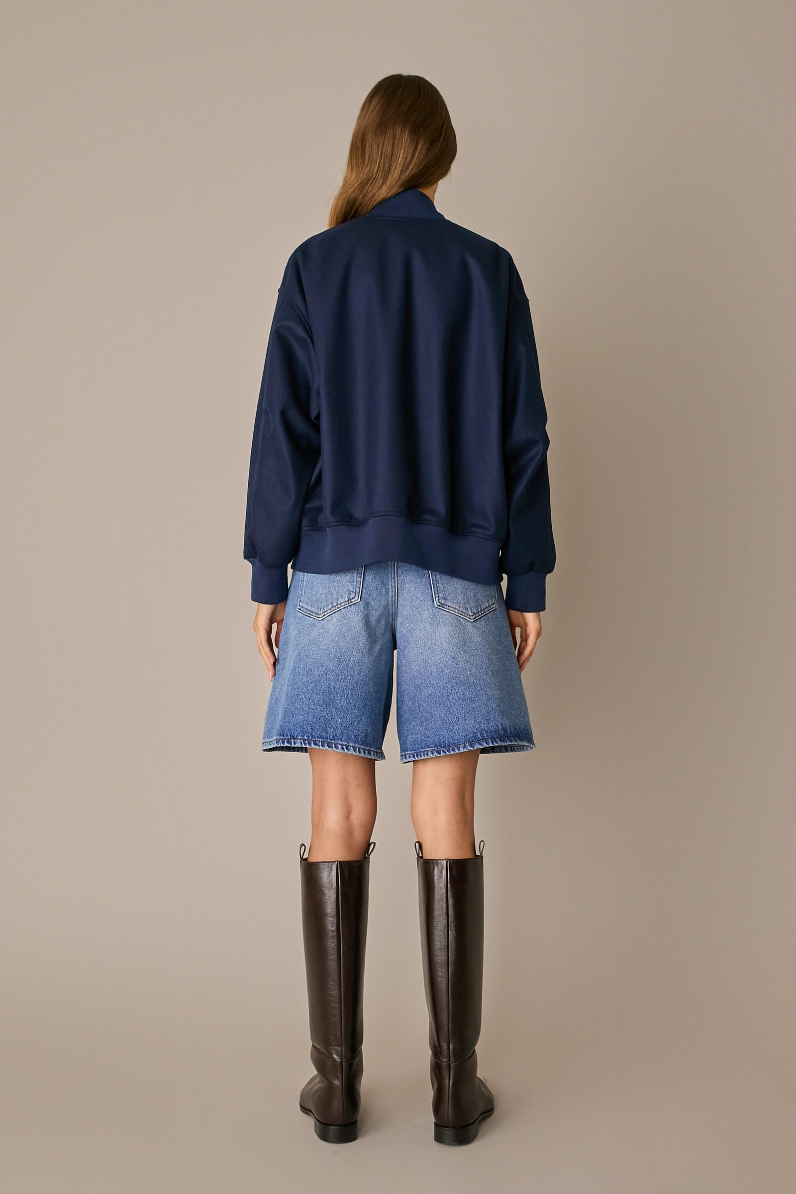Bomber in lana vergine