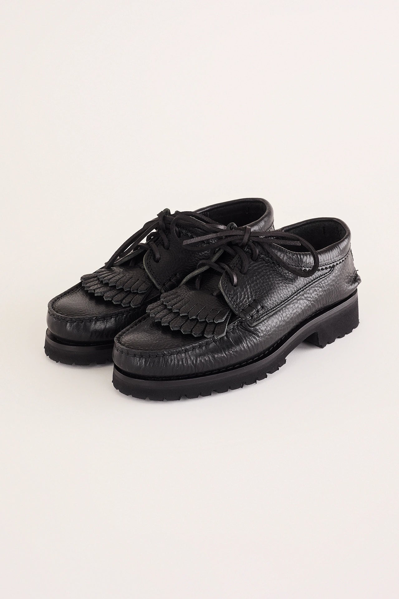 Lace-up loafers with Vibram sole