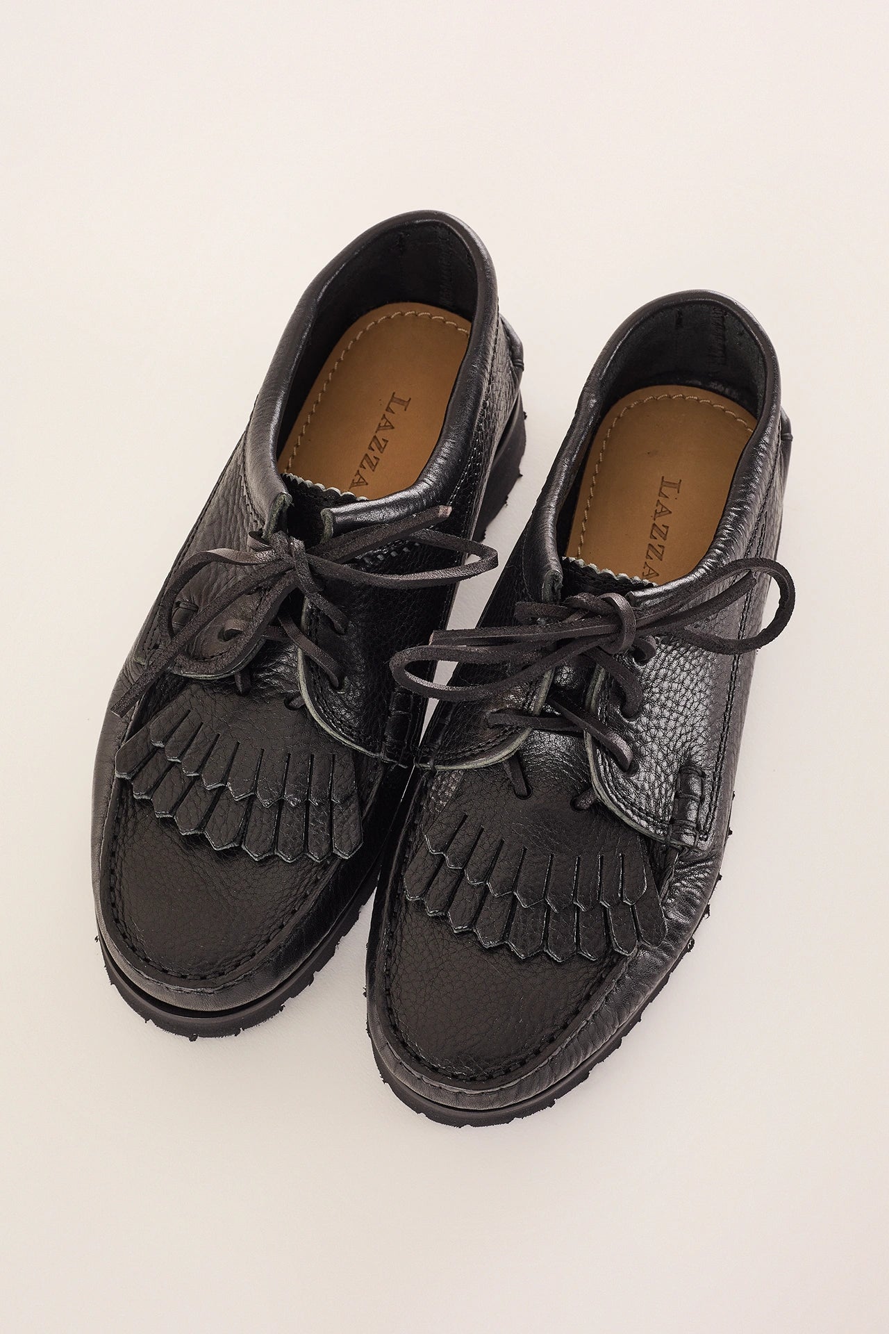 Lace-up loafers with Vibram sole