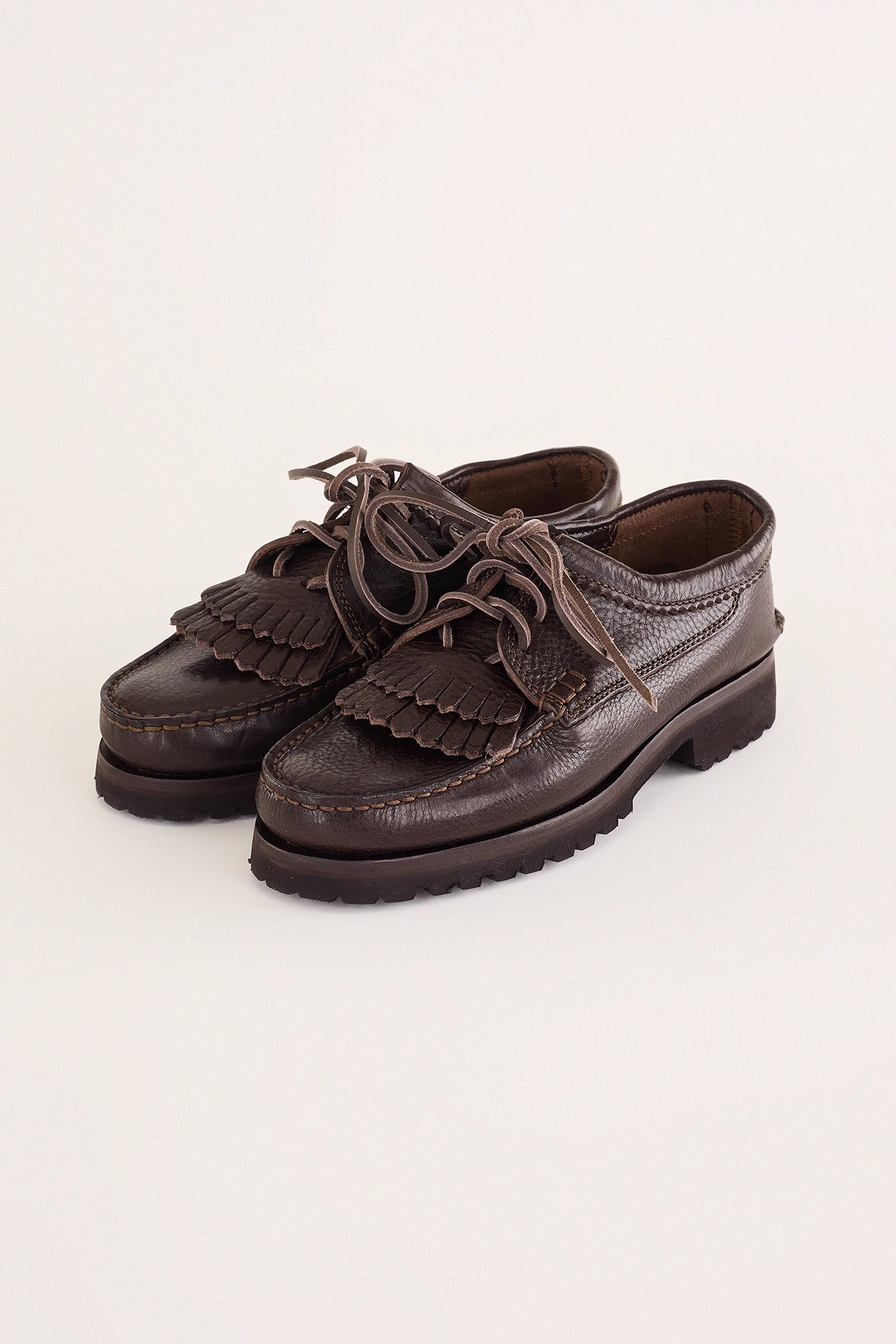 Lace-up loafers with Vibram sole