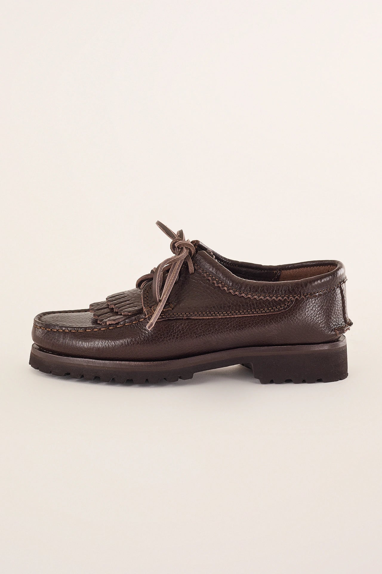 Lace-up loafers with Vibram sole