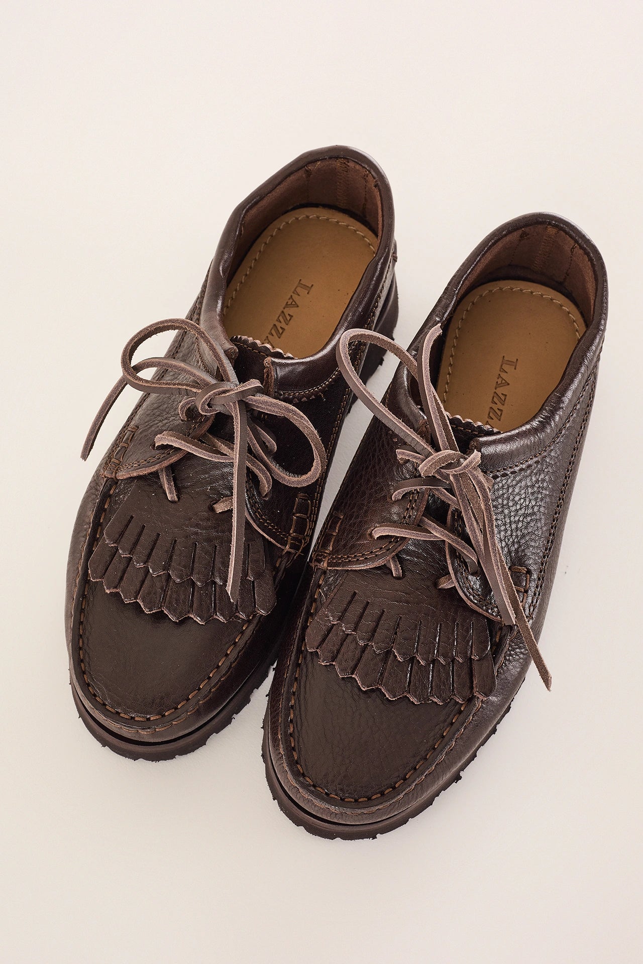 Lace-up loafers with Vibram sole