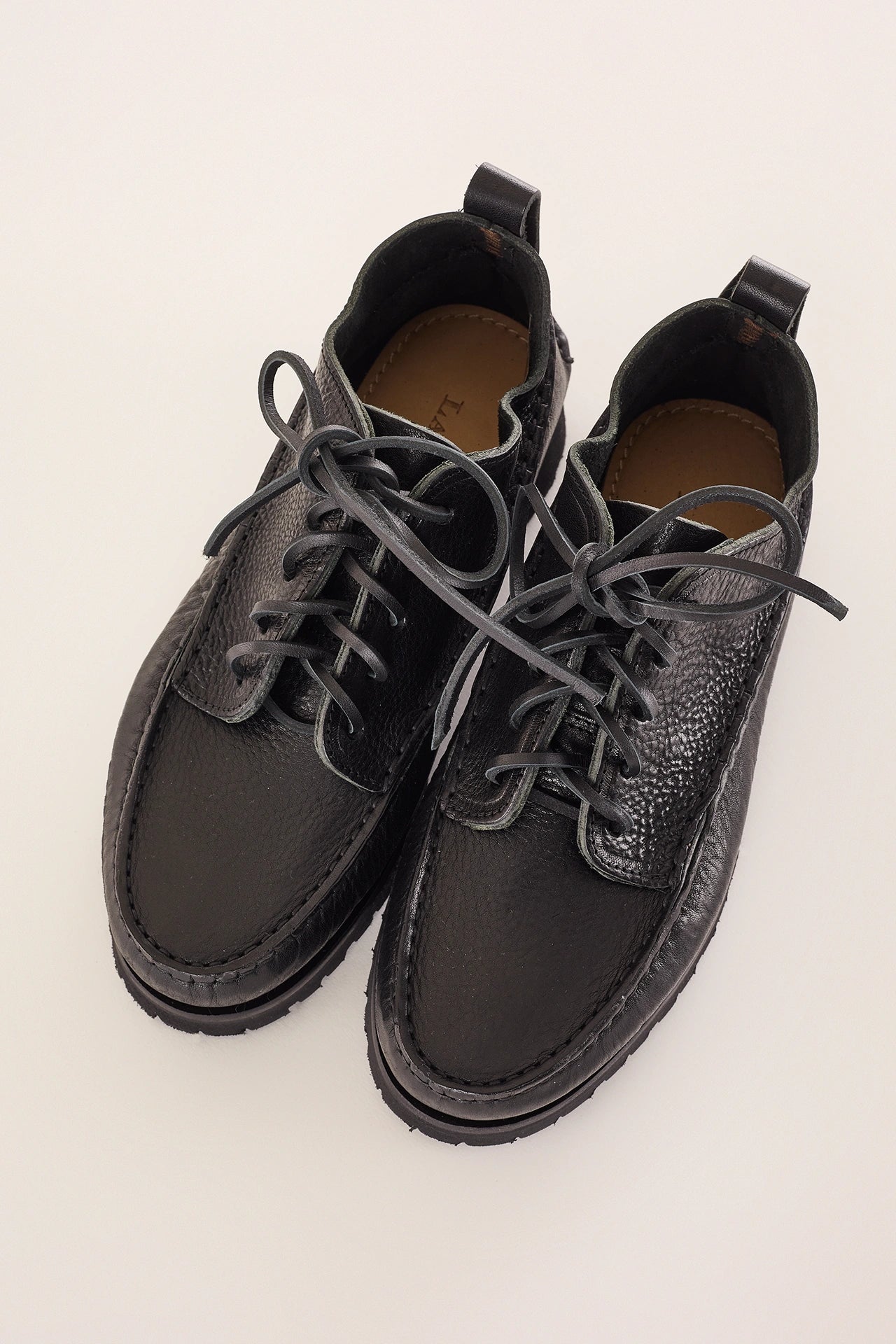 Leather desert boots with Vibram sole