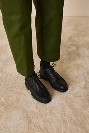 Leather desert boots with Vibram sole