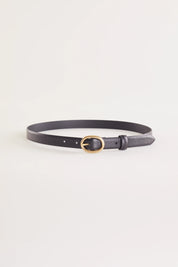 Thin oval bucket rétro belt