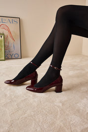 Mary Jane with ankle strap 6 cm