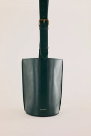 Borsa a secchiello in pelle