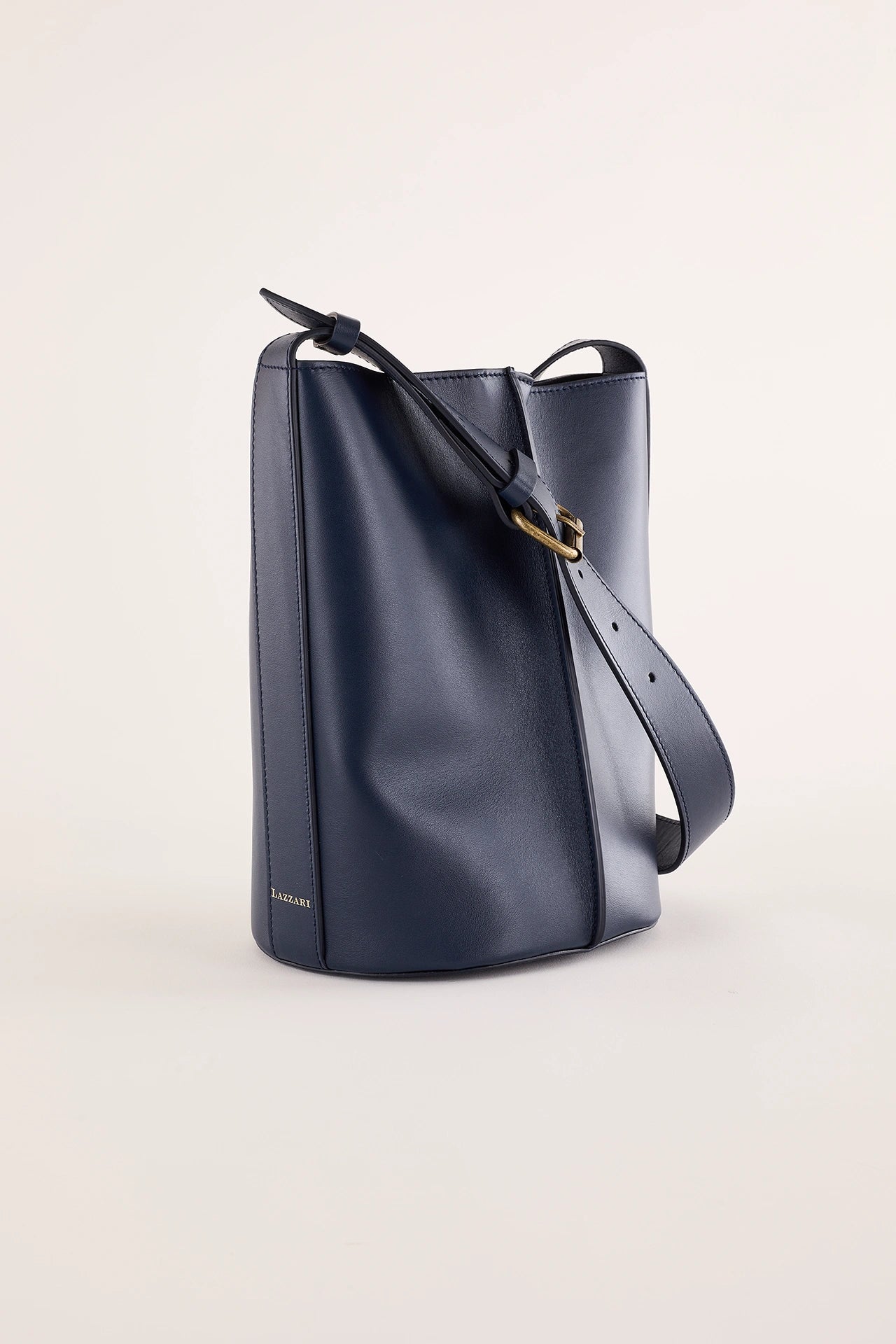 Borsa a secchiello in pelle