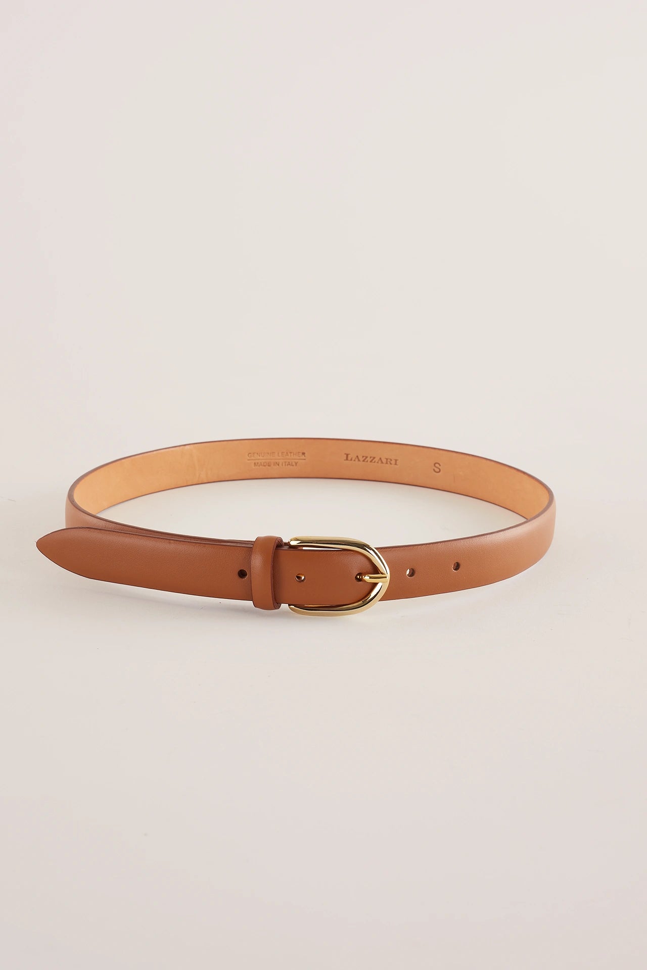 Cintura in pelle bombata