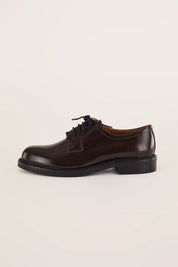 Smooth leather lace-up shoes