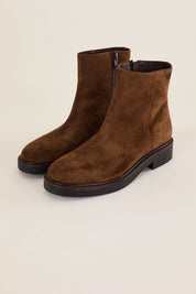 Suede ankle boots