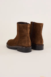 Suede ankle boots