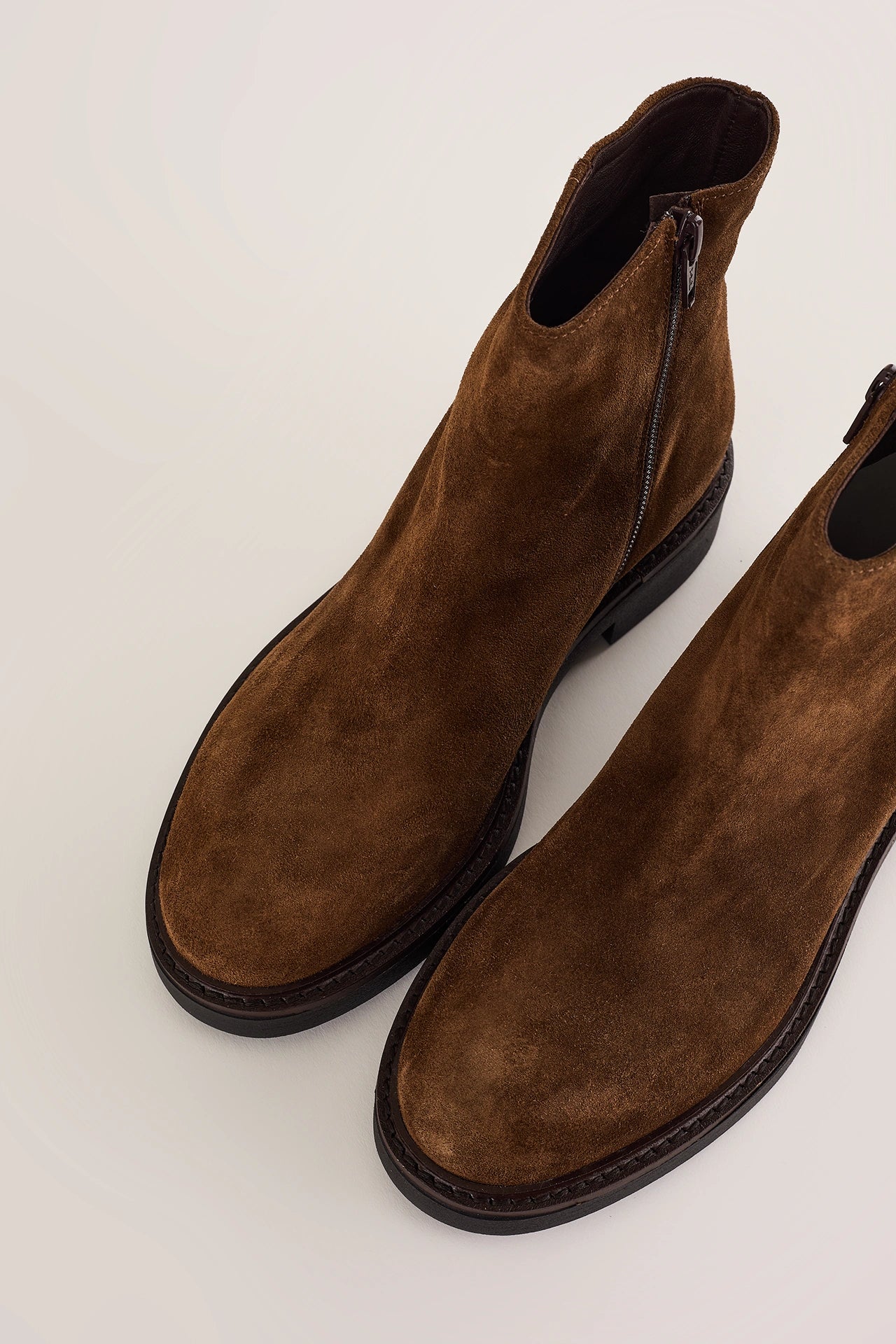 Suede ankle boots