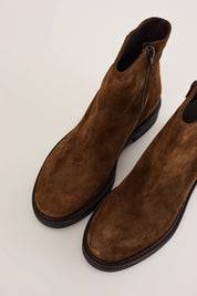 Suede ankle boots