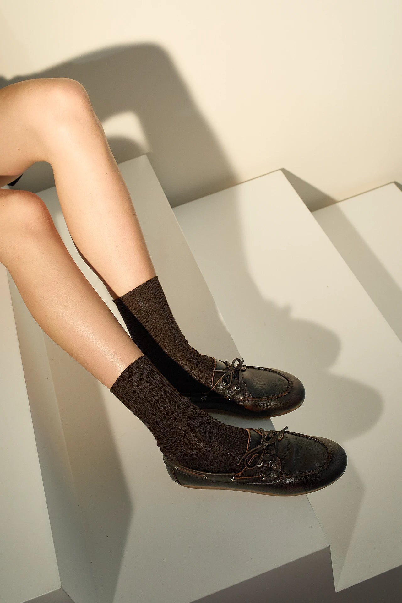 Boat loafers – Bianco