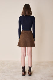 Crew neck sweater in extra-fine merino wool