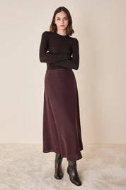 Crew neck sweater in extra-fine merino wool