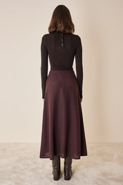 Crew neck sweater in extra-fine merino wool