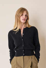 Cardigan in lana e cashmere