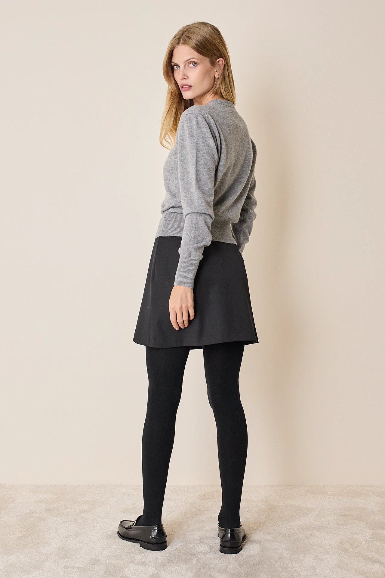 Cardigan in lana e cashmere