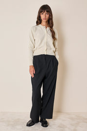 Cardigan in lana e cashmere