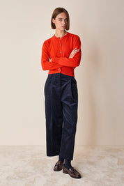 Cardigan in lana e cashmere