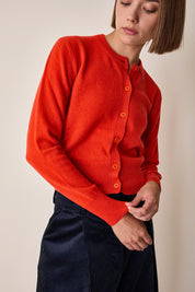 Cardigan in lana e cashmere