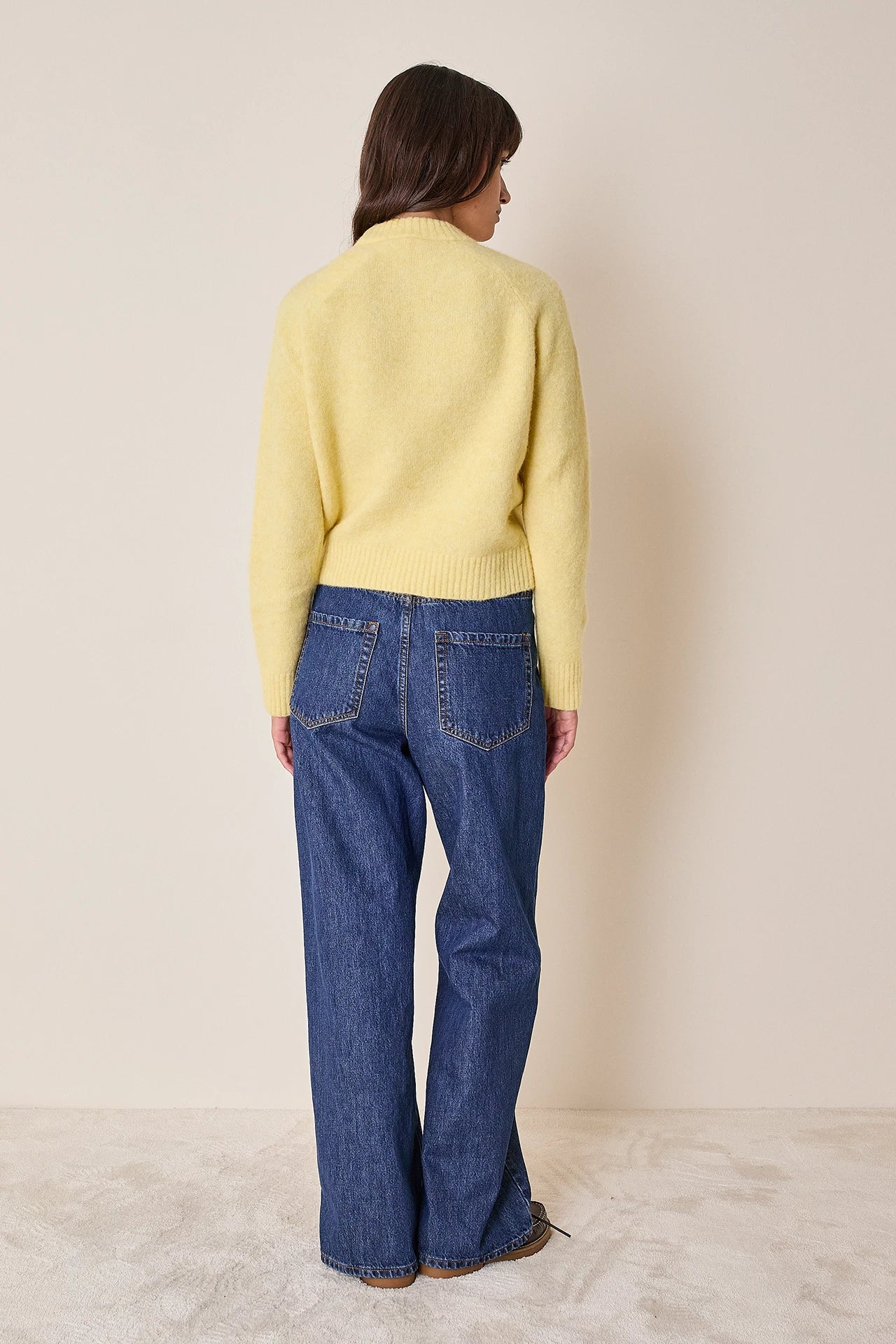 Maglia girocollo in baby alpaca