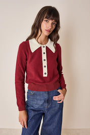 Polo in filato spugnetta