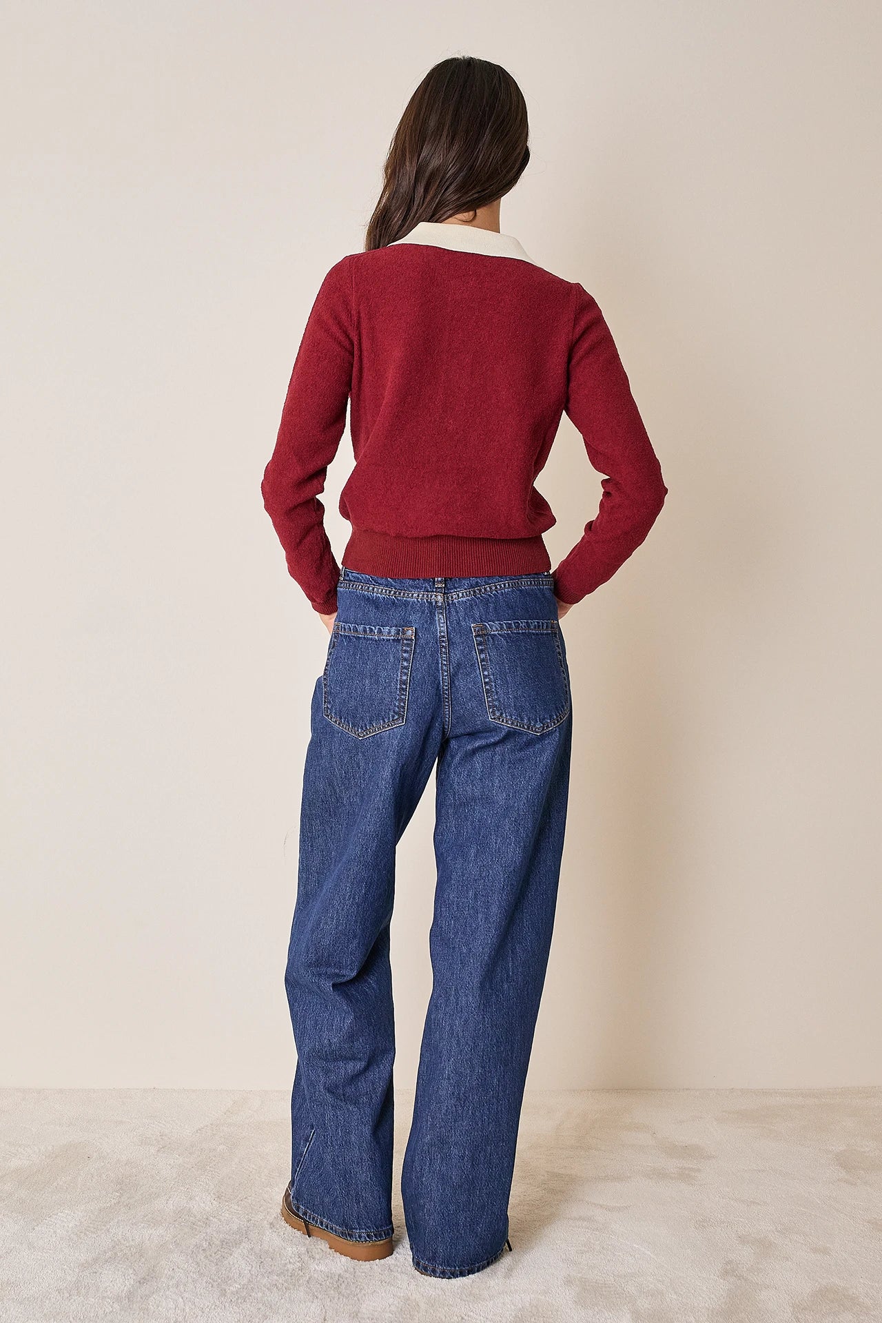 Terry knit polo