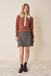 Polo in filato spugnetta