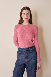 Girocollo operato in lana