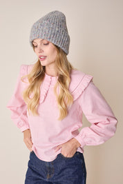 Berretto in filato mélange