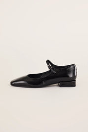Glossy leather ankle-strap Mary Jane