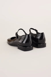 Glossy leather ankle-strap Mary Jane